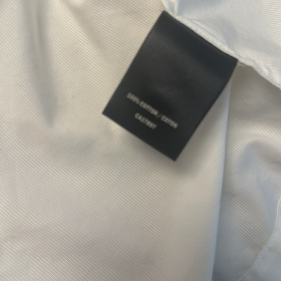 banana republic black label white button up blouse - Picture 7 of 9